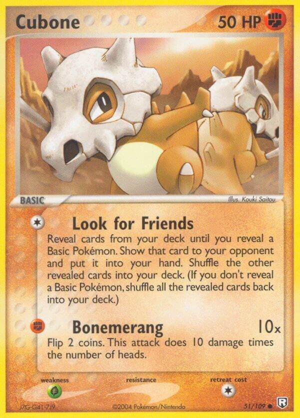 Cubone 51/109 Reverse Common - MissingNo.