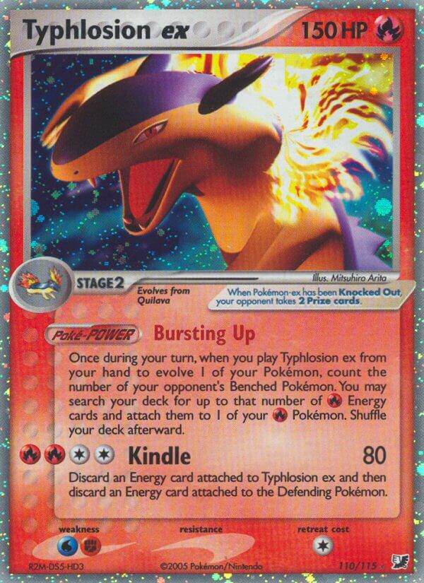 Typhlosion ex 110/115 Holo Rare ex - MissingNo.