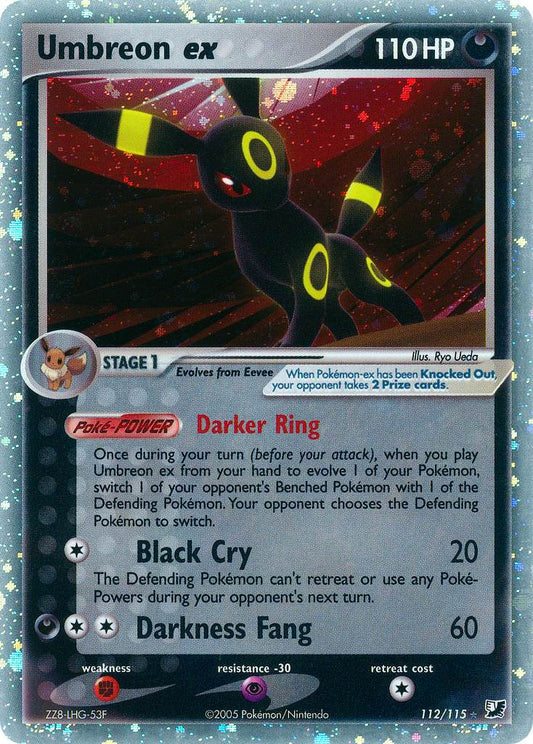 Umbreon ex 112/115 Holo Rare ex - MissingNo.
