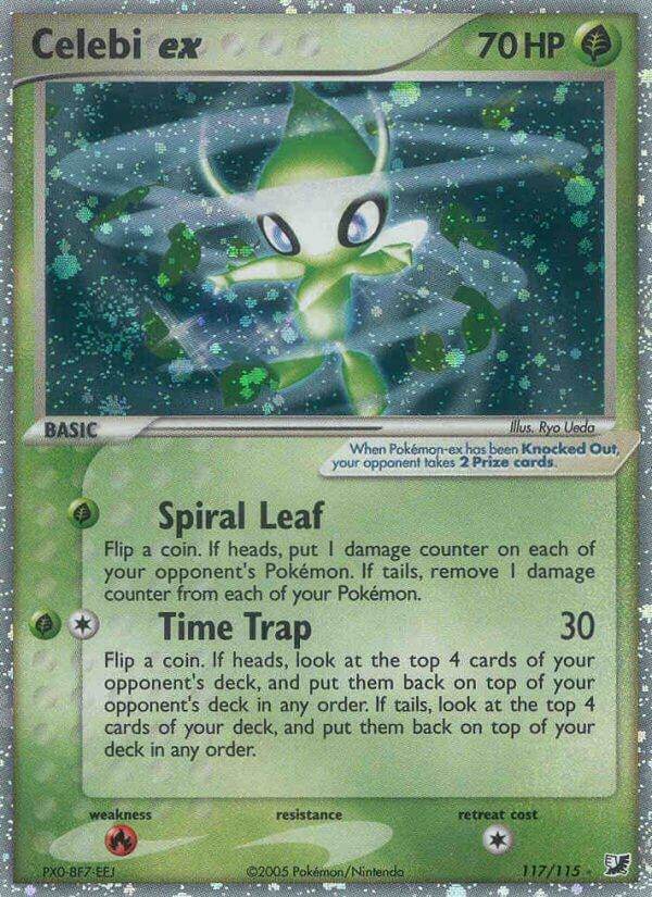 Celebi ex 117/115 Holo Secret Rare ex - MissingNo.
