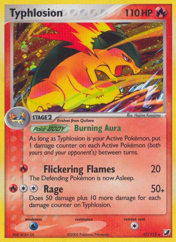 Typhlosion 17/115 Reverse Rare - MissingNo.