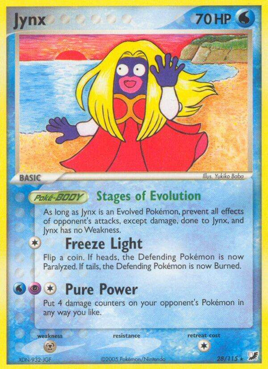 Jynx 28/115 Non-Holo Rare - MissingNo.