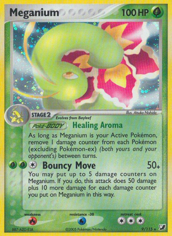 Meganium 9/115 Holo Rare - MissingNo.
