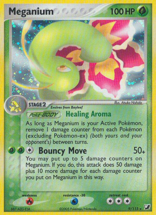 Meganium 9/115 Holo Rare - MissingNo.