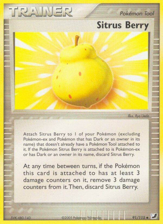Sitrus Berry 91/115 Uncommon - MissingNo.