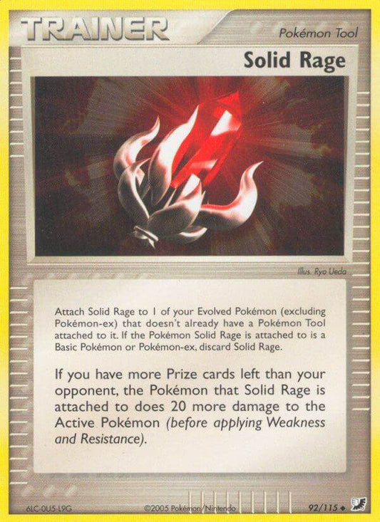 Solid Rage 92/115 Reverse Uncommon - MissingNo.