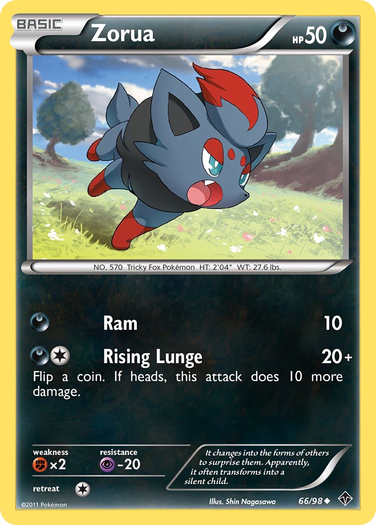 Zorua 66/98 Uncommon - MissingNo.