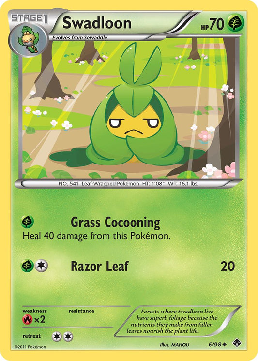 Swadloon 6/98 Reverse Uncommon - MissingNo.