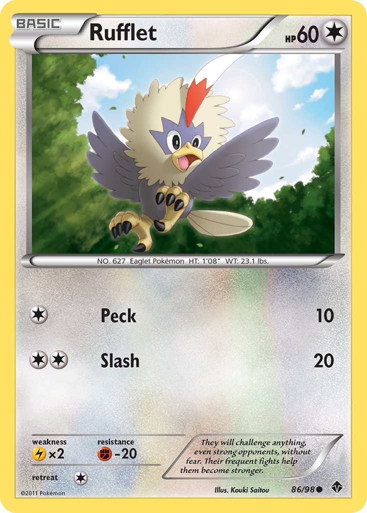 Rufflet 86/98 Common - MissingNo.