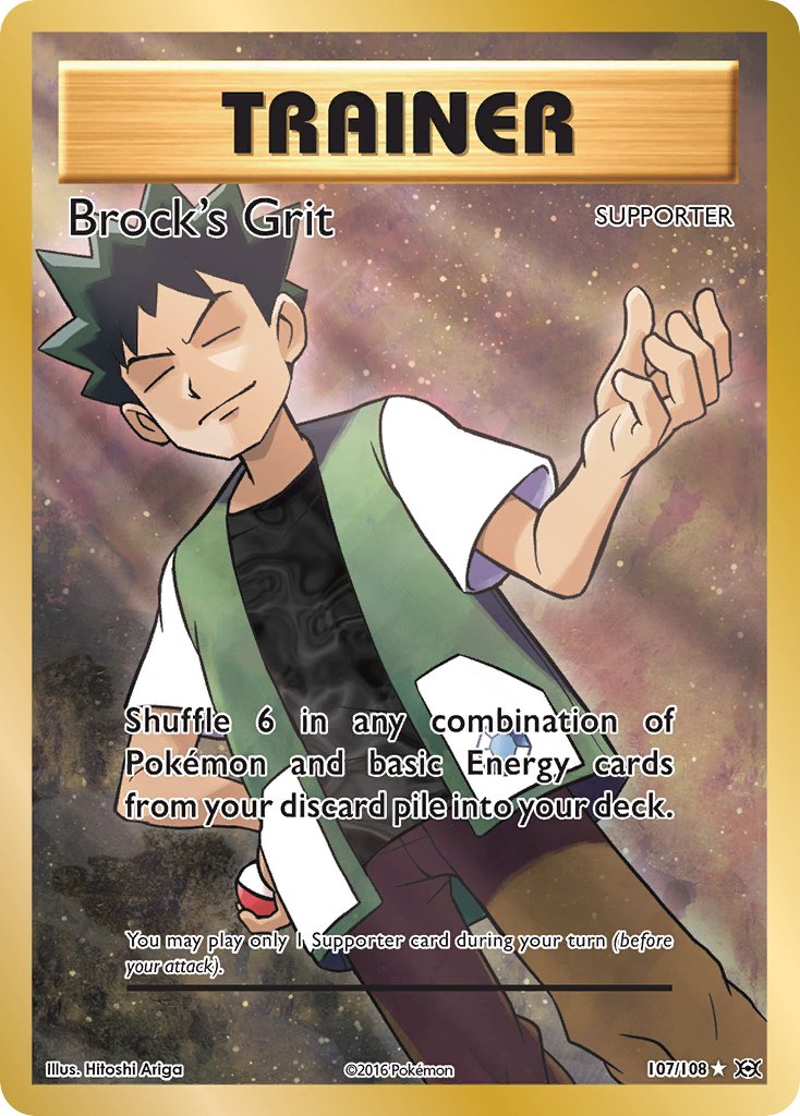 Brock's Grit 107/108 Holo Ultra Rare - MissingNo.