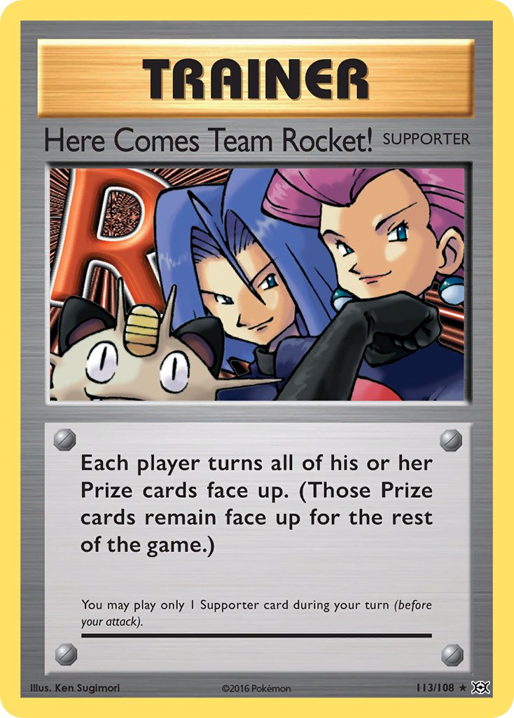 Here Comes Team Rocket! 113/108 Secret Rare - MissingNo.
