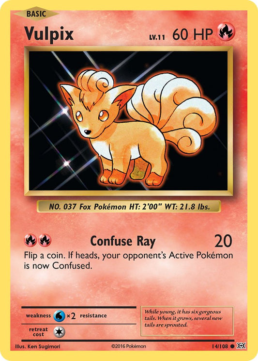 Vulpix 14/108 Reverse Common - MissingNo.