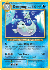 Dewgong 29/108 Reverse Rare