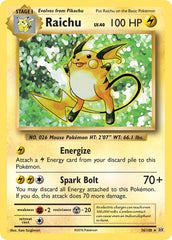 Raichu 36/108 Reverse Rare