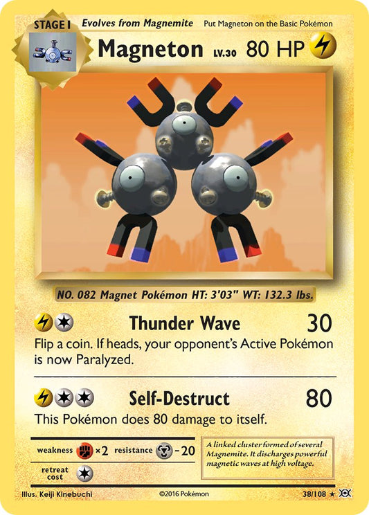 Magneton 38/108 Reverse Rare - MissingNo.