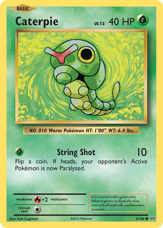 Caterpie 3/108 Reverse Common - MissingNo.