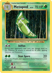 Metapod 4/108 Reverse Uncommon