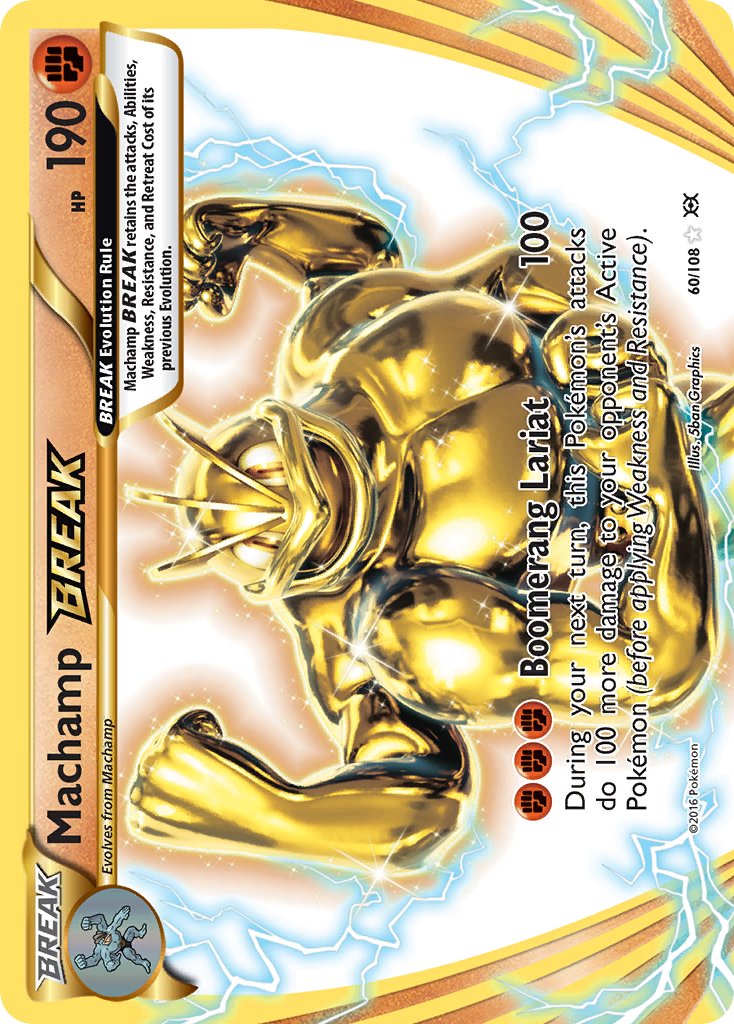 Machamp BREAK 60/108 Holo Rare BREAK - MissingNo.
