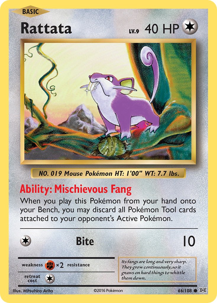 Rattata 66/108 Reverse Common - MissingNo.