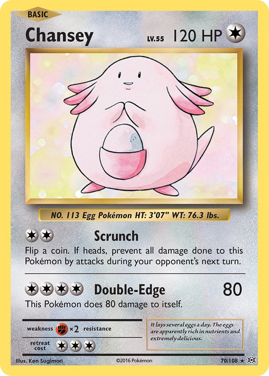 Chansey 70/108 Holo Rare - MissingNo.