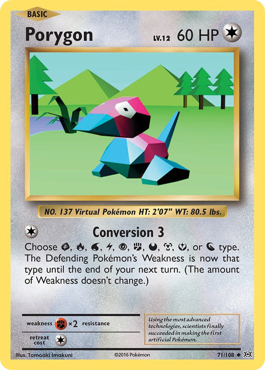 Porygon 71/108 Uncommon - MissingNo.