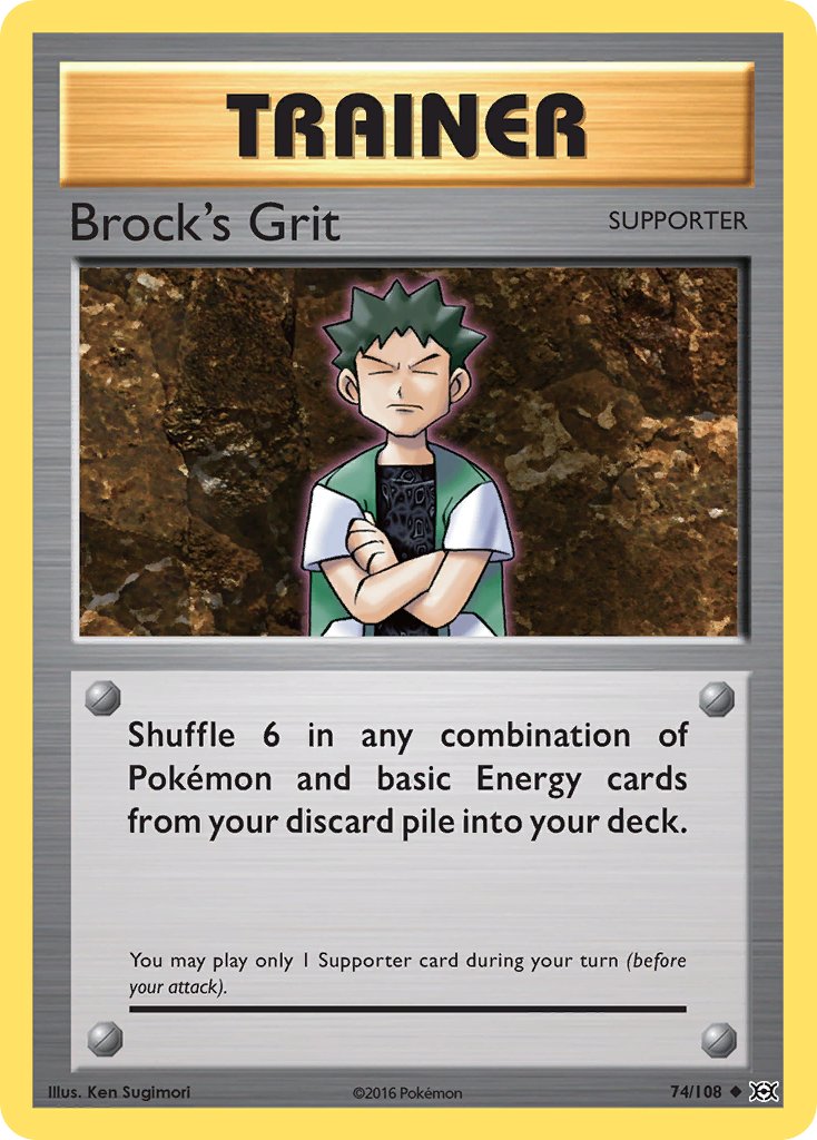 Brock's Grit 74/108 Reverse Uncommon - MissingNo.