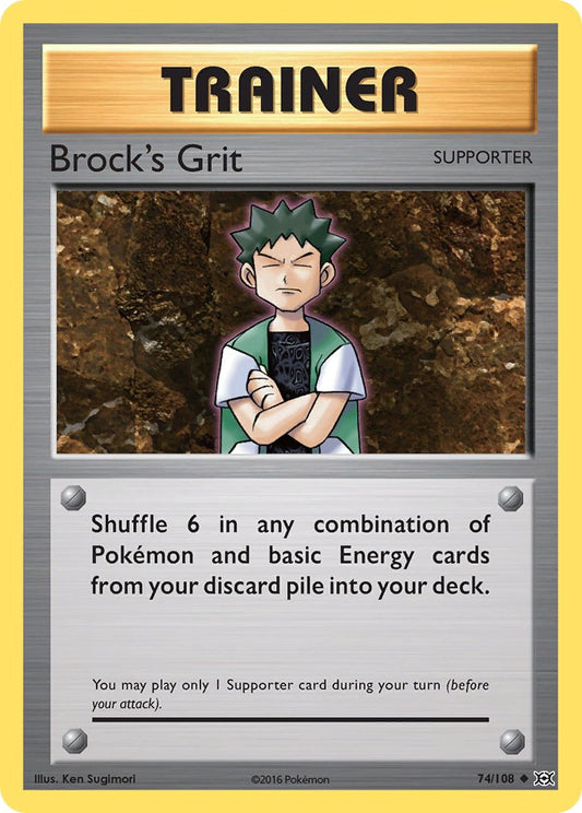 Brock's Grit 74/108 Reverse Uncommon - MissingNo.