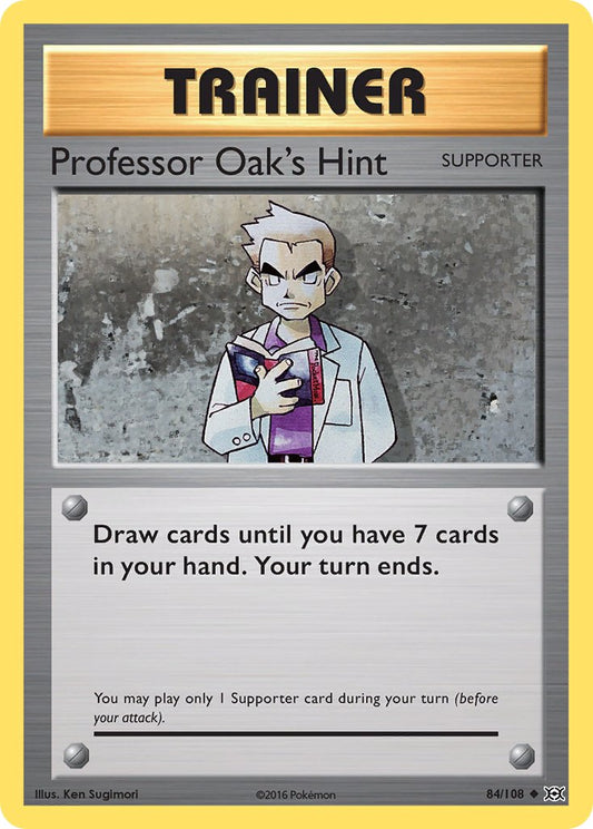 Professor Oak's Hint 84/108 Reverse Uncommon - MissingNo.