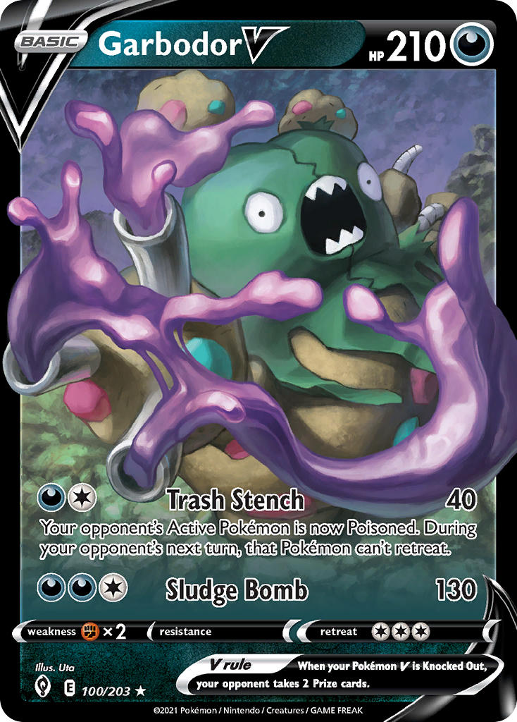 Garbodor V 100/203 Holo Rare V