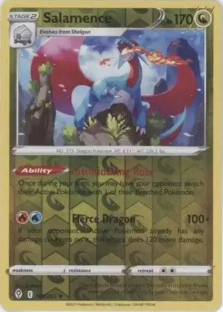 Salamence 109/203 Reverse Rare