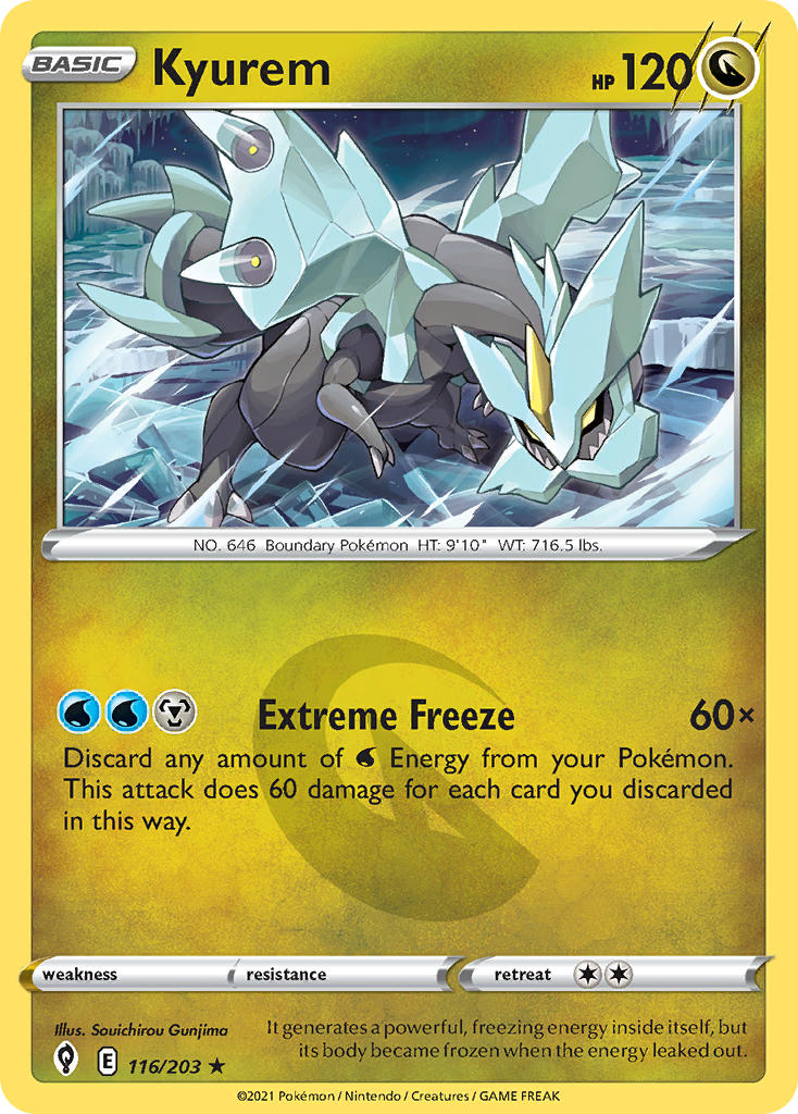 Kyurem 116/203 Holo Rare