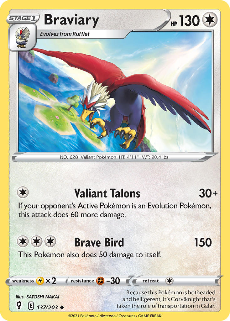 Braviary 137/203 Uncommon