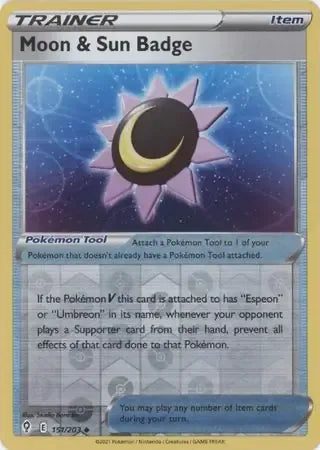 Moon & Sun Badge 151/203 Reverse Uncommon