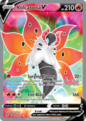 Volcarona V 170/203 Holo Ultra Rare V