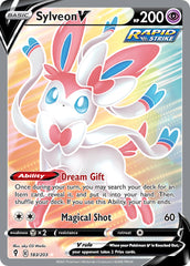 Sylveon V 183/203 Holo Ultra Rare V