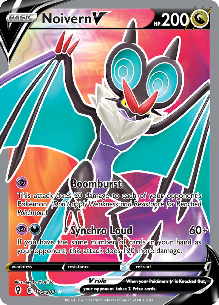 Noivern V 195/203 Holo Ultra Rare V