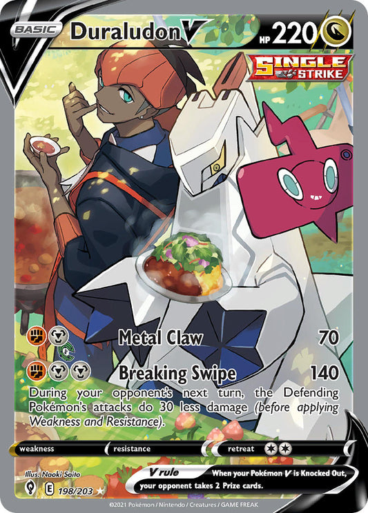 Duraludon V 198/203 Holo Ultra Rare V