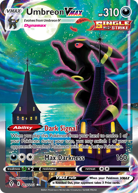 Umbreon VMAX 215/203 Secret Rare VMAX