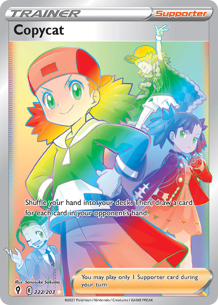 Copycat 222/203 Rainbow Secret Rare
