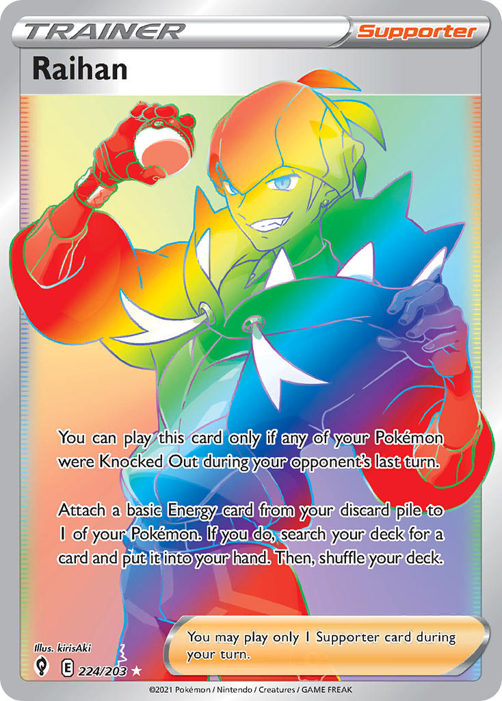 Raihan 224/203 Rainbow Secret Rare