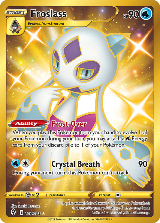 Froslass 226/203 Gold Secret Rare