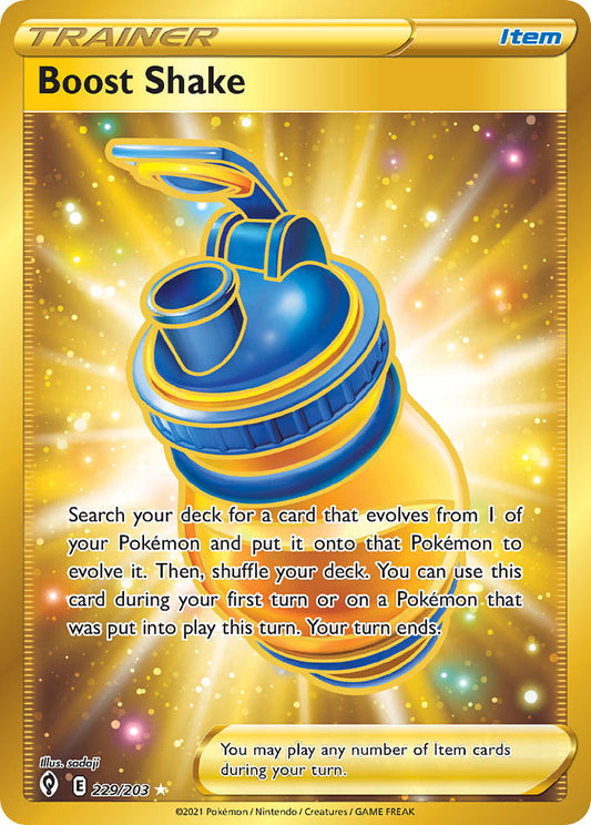 Boost Shake 229/203 Gold Secret Rare