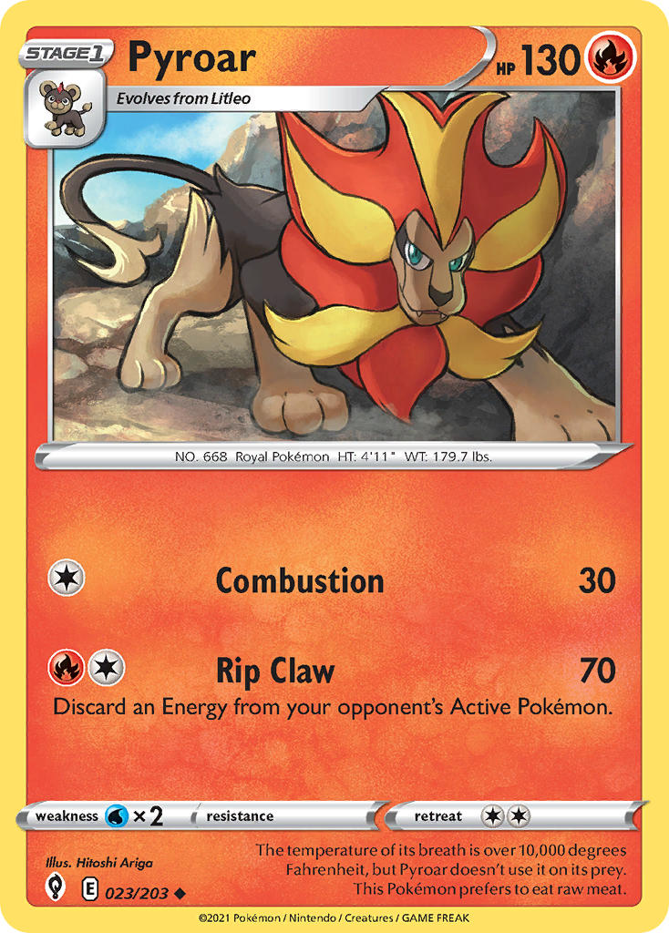 Pyroar 23/203 Uncommon