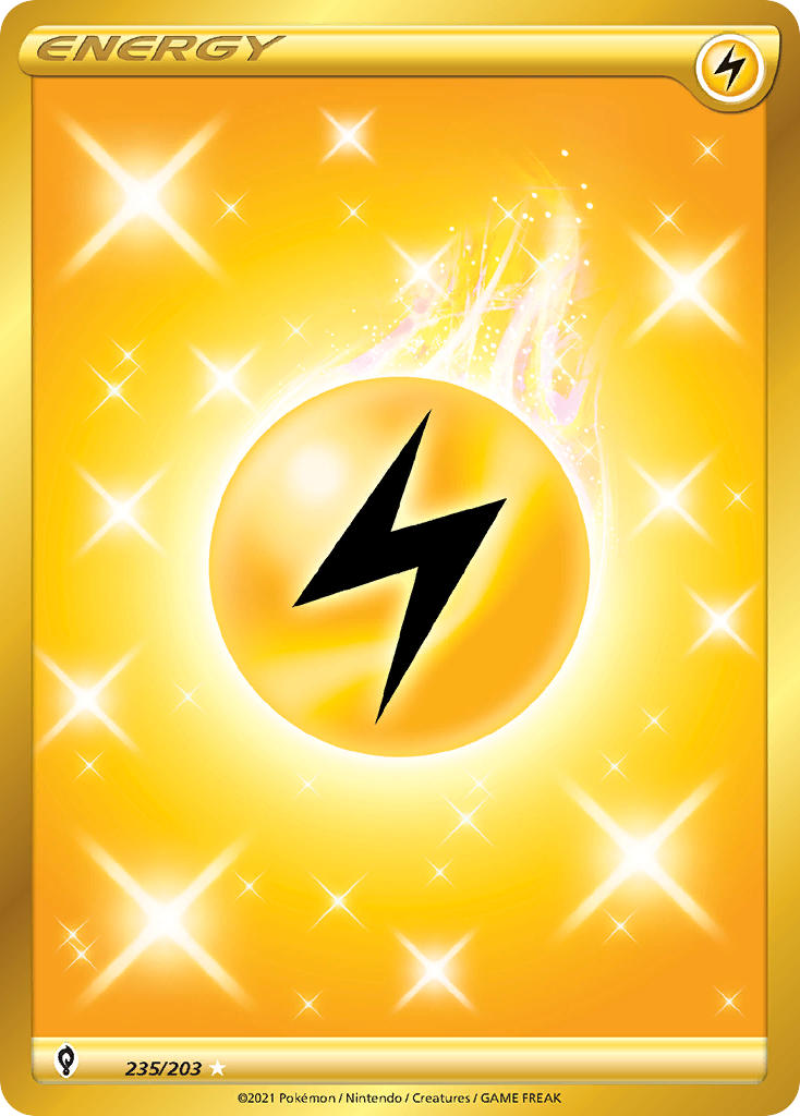 Lightning Energy 235/203 Gold Secret Rare
