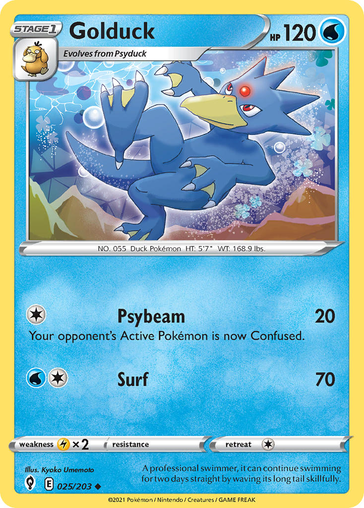 Golduck 25/203 Uncommon