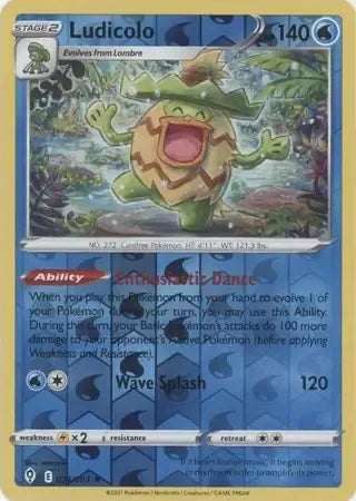 Ludicolo 34/203 Reverse Rare