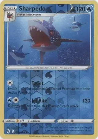 Sharpedo 36/203 Reverse Rare