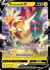 Dracozolt V 058/203 Holo Rare V
