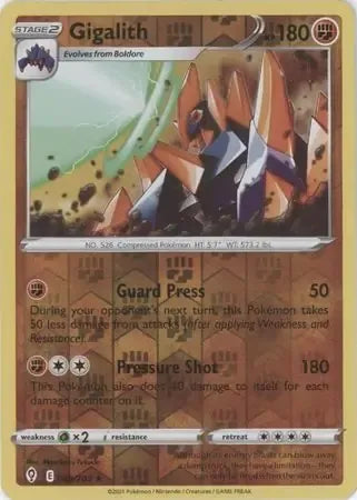 Gigalith 88/203 Reverse Rare