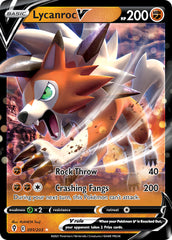 Lycanroc V 091/203 Holo Rare V